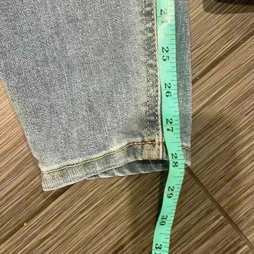 Abound Women's Blue Light Wash High Rise Zip Fly Skinny Denim Jeans Size 26 - Picture 10 of 10
